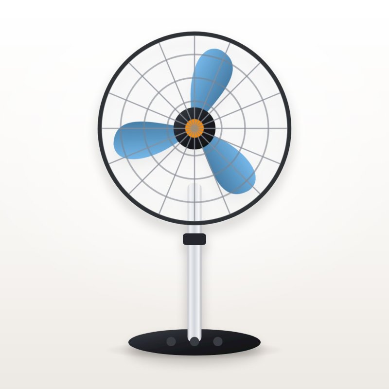 Ventilateur sur pied 18"
